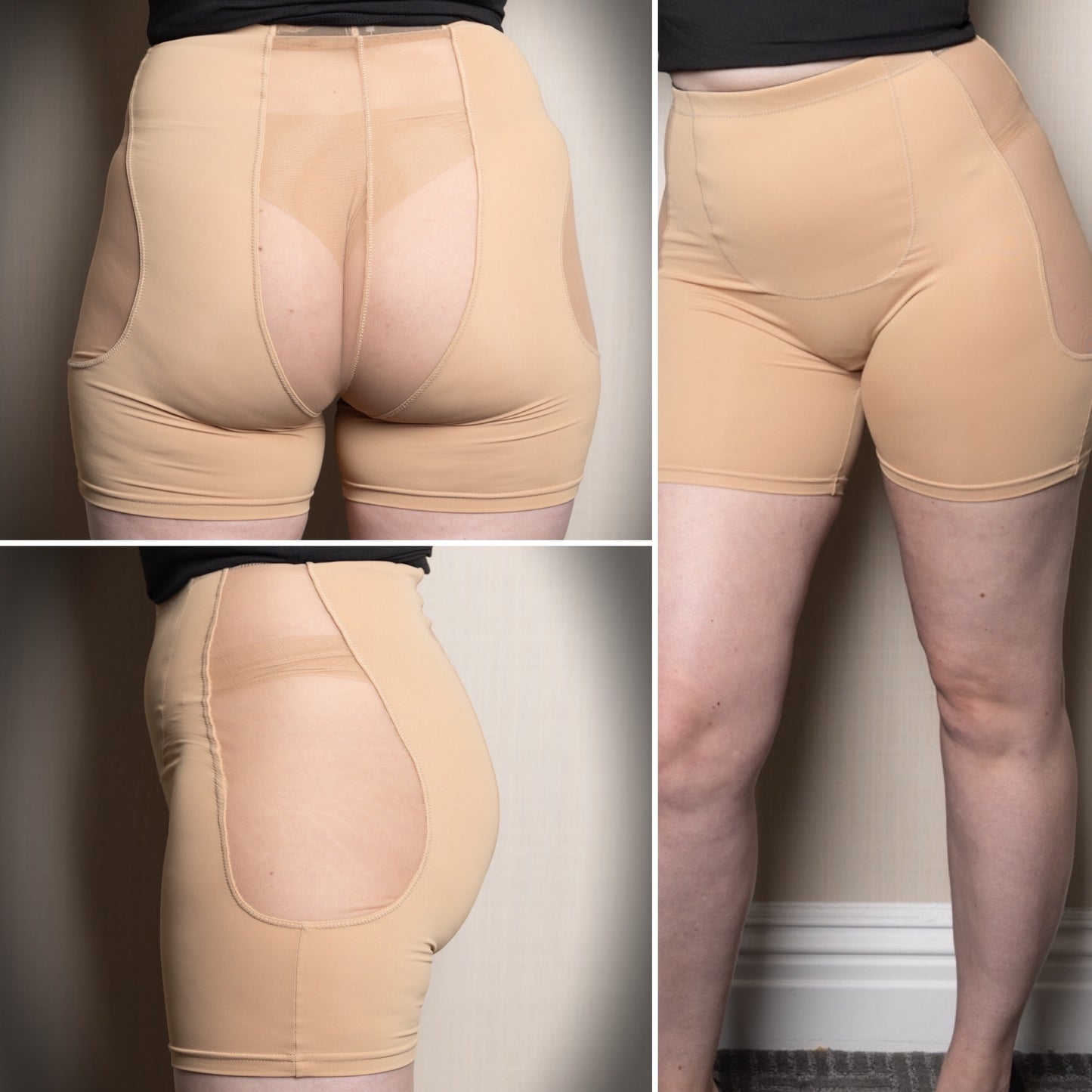 Lux1163 Shapewear Shorts-Latte